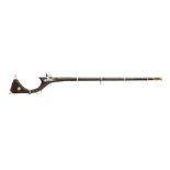 ‡ A FINE 40 BORE NORTH INDIAN (SCINDE) SILVER-MOUNTED FLINTLOCK RIFLE, SECOND QUARTER OF THE 19TH