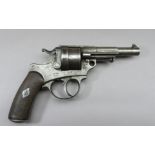 ‡ AN 11MM FRENCH MODEL 1873 SIX-SHOT DOUBLE ACTION SERVICE REVOLVER, NO. H40434, DATED 1881 of