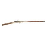 ‡ A 28 BORE INDIAN MATCHLOCK RIFLE (TORADOR), EARLY 19TH CENTURY with etched twist rifled barrel