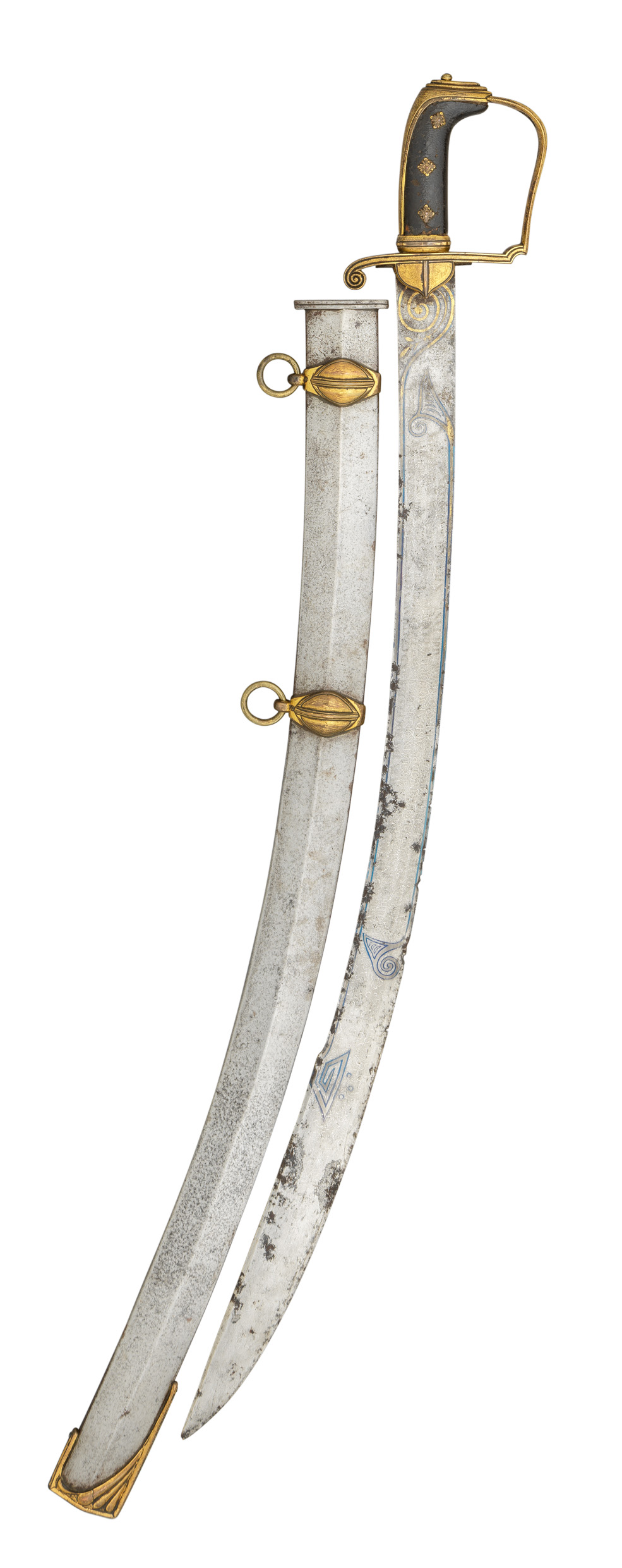 A PRESENTATION SABRE TO CAPTAIN H.B.LYNCH BY THE ROCHESTER AND CHATHAM VOLUNTEERS, DATED 1809 with