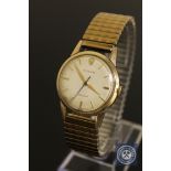 A gents vintage 9ct gold Rolex Precision centre seconds wristwatch CONDITION REPORT: