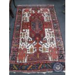 An Afshar Rug, South East Iran, 221cm,