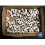 A large quantity of thimbles