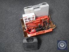 A box of Hilti TE 10 cased drill, Power Master drill,
