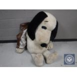 A large soft toy - Snoopy