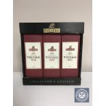 A Fuller's boxed Collector's edition set of vintage ales including 1999, 2000 and 2001,