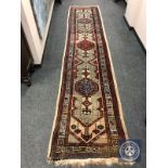 An antique Persian Sarab runner 434 cm x 93 cm