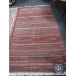 A Turkish kilim rug,