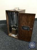 An oak cased mid 20th century Vi-Tan tanning machine