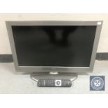 An Linsar 26 inch LED TV/DVD combi with remote