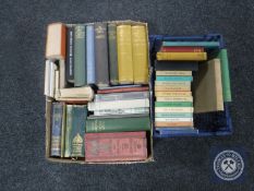 Three boxes of antiquarian and later books including one volume 'Durham Leaders',