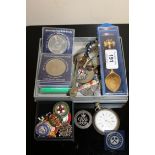 A collection of enamelled Women's Institute medals, crowns,