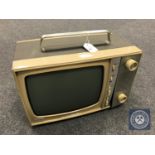 An early Philips portable TV set.