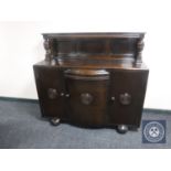 A twentieth century buffet back sideboard