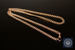 A 9ct gold Albert chain CONDITION REPORT: 22.4g. Length 53cm.