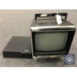 An early Sony Solid State portable TV set.