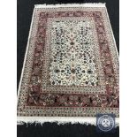 A fine Kashan rug,