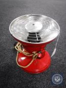 A vintage The Barber heat generator lamp
