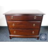 A Stag Minstrel three drawer chest