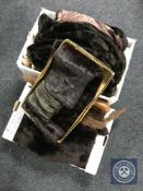 A simulated fur coats, fur wrap,
