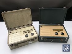 Two Vidor portable receivers