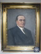 Early 20th century school, portrait of a gentleman,