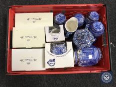 A crate of Ringtons chintz china,