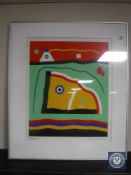 A lithographic colour print after Tonning Rasmussen,