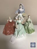 A Royal Worcester Old Country Ways figure, Rosie Picking Apples,
