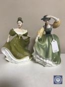 Two Royal Doulton figures,