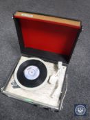 A mid 20th century Dansette table top electric record player