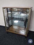 A mid 20th century display cabinet