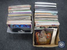 Two boxes of Classical LP's, Decca HMV labels,