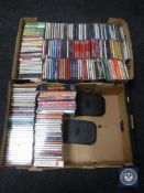 Two boxes of CD's