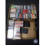 Two boxes of CD's