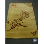 A hand knotted rug, herbal wash beige, 120 cm x 180 cm, rrp £597.00.