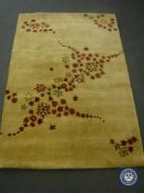 A hand knotted rug, herbal wash beige, 120 cm x 180 cm, rrp £597.00.