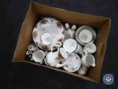 A box of Royal Doulton Expressions tea service,