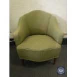 An Art Deco style armchair