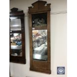 A 19th century hall mirror