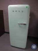 A SMEG American style fridge (mint green) CONDITION REPORT: The fridge was been