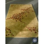 A hand knotted rug, herbal wash beige, 180 cm x 270 cm, rrp £1347.