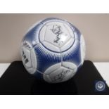 A circa 2008 football with many signatures including Sir Bobby Robson