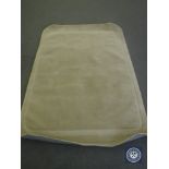 A hand tufted rug, plain loop/cut beige, 160 cm x 230 cm, rrp £513.