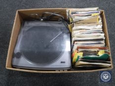 A box of Aiwa turntable,