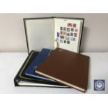 A Simplex stamp album containing German stamps from late 19th century onwards including Third Reich,