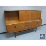 A mid 20th century teak G Plan sideboard