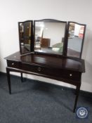 A Stag Minstrel dressing table with triple mirror