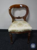 A reproduction Victorian child's chair