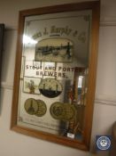 An advertising mirror : James Murphy Brewers,